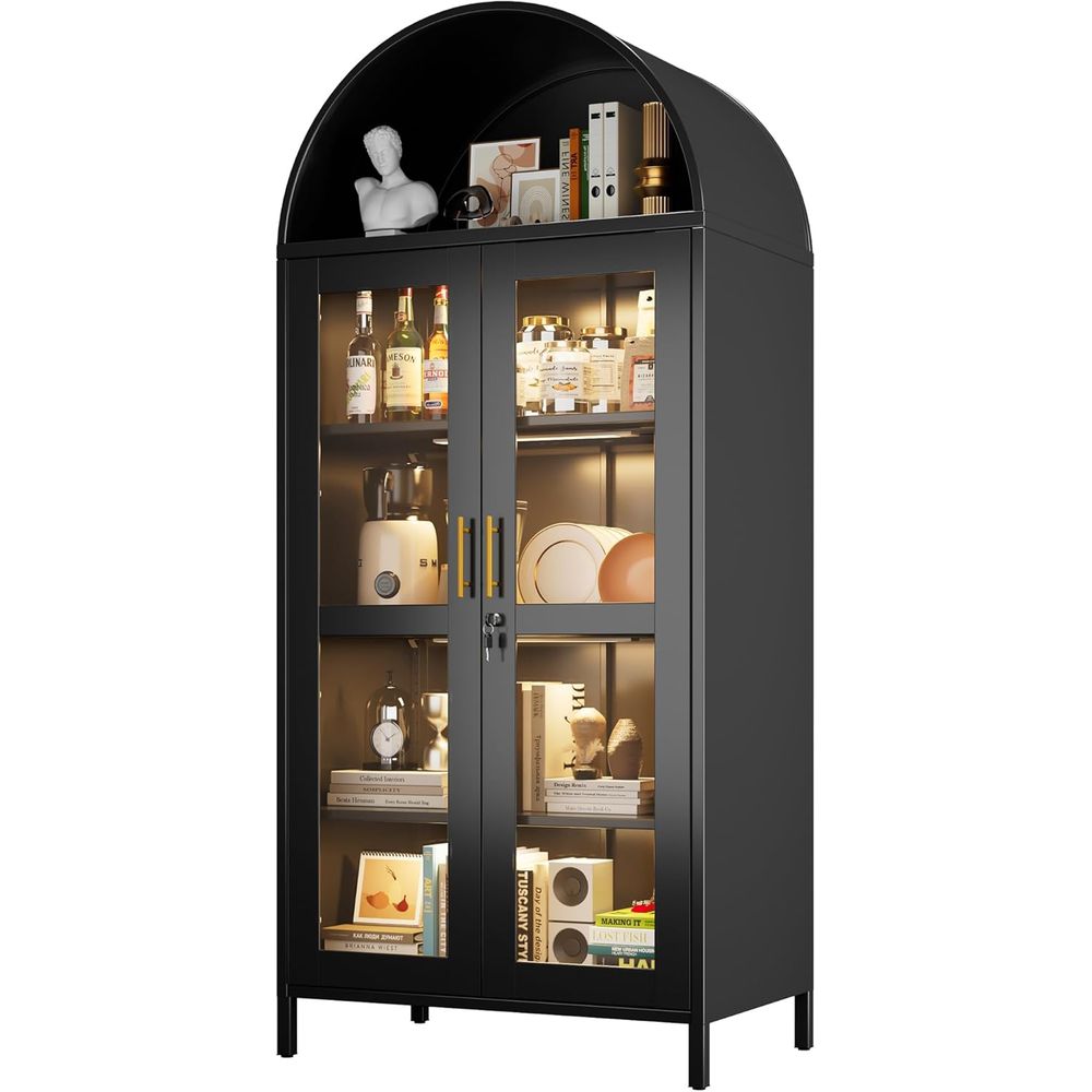 B&J Florist Supply Nyc - 78.74 High Metal Arched Cabinet with