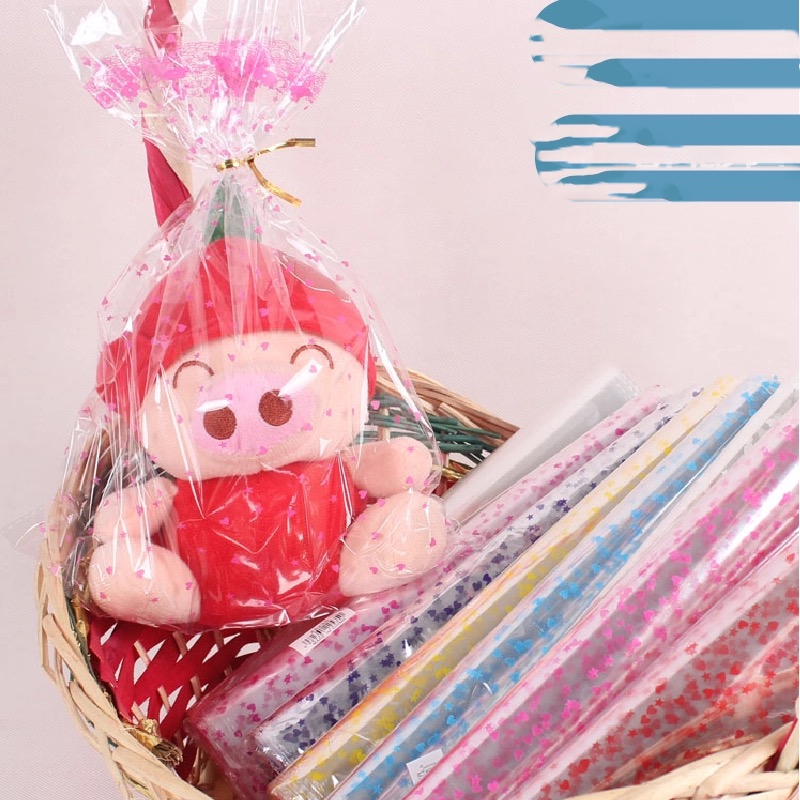 Cellophane Wrap Clear - 20pcs, EXTRA LARGE SIZE Cellophane Basket