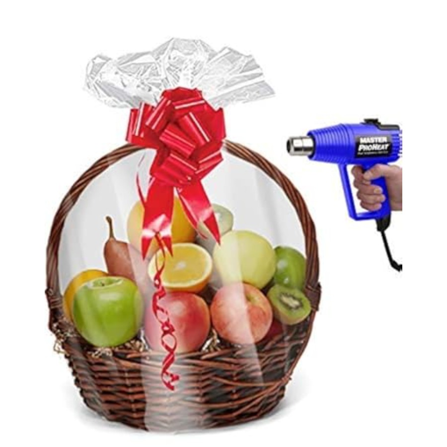 Shrink Wrap Basket Bags 20 Pac - Cellophane Wrap Clear incelemesi ve fiyatı