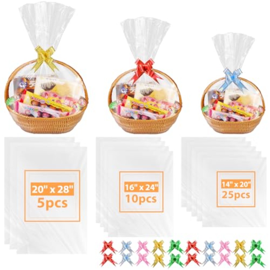 90PCS Shrink Wrap Bags for Chr - Cellophane Wrap Clear incelemesi ve fiyatı