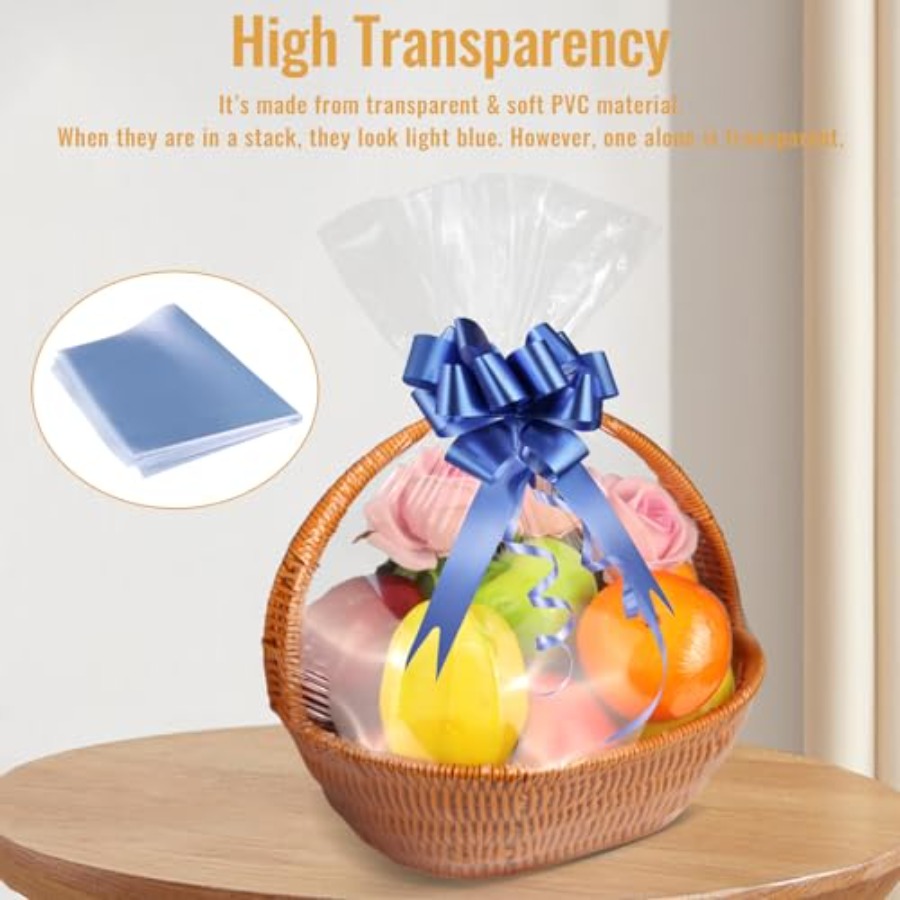 90PCS Shrink Wrap Bags for Chr - Cellophane Wrap Clear incelemesi ve fiyatı