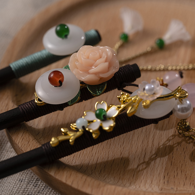 1Pc Wooden Hairpin Headdress f - Supply Florist incelemesi ve fiyatı