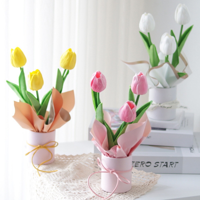 4pcs Mini Round Flower Box Gif - Florist Supply Buckets incelemesi ve fiyatı