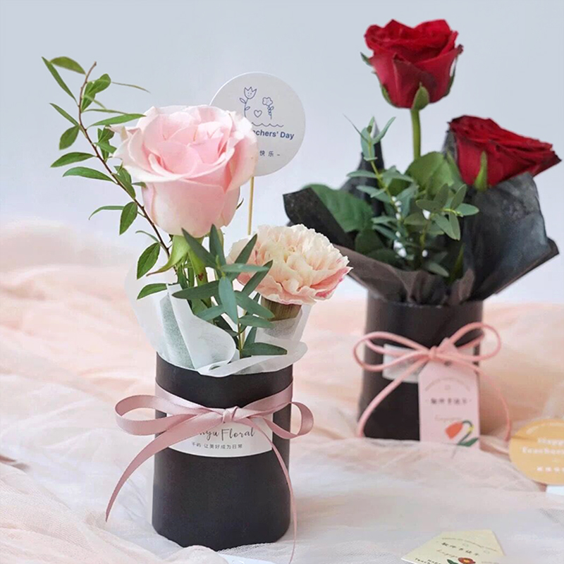 4pcs Mini Round Flower Box Gif - Florist Supply Buckets incelemesi ve fiyatı