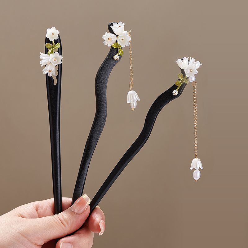 Wooden Flower Hairpin Vintage  - Supply Florist incelemesi ve fiyatı