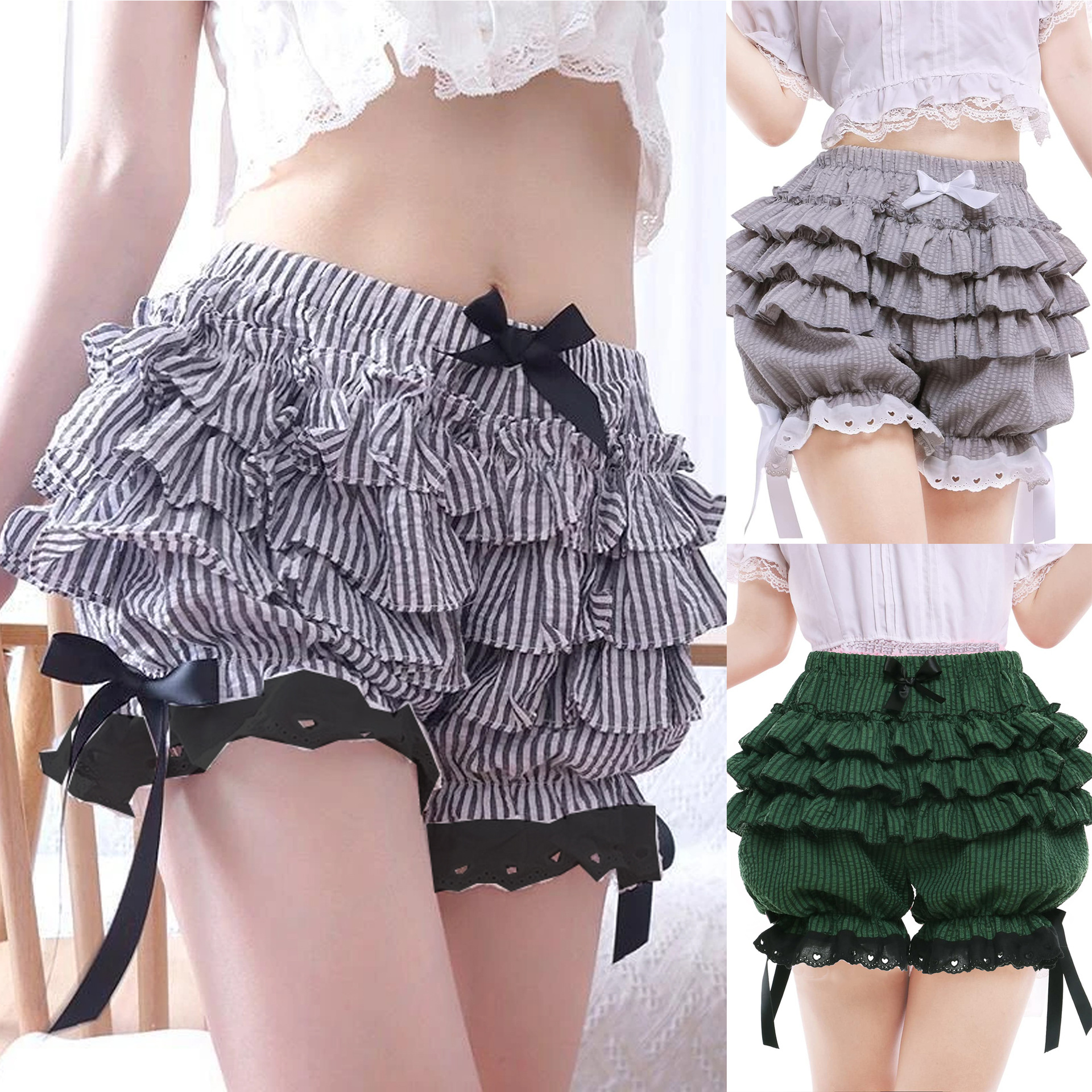 Lolita pants cute strap bow-kn - Supply Florist incelemesi ve fiyatı
