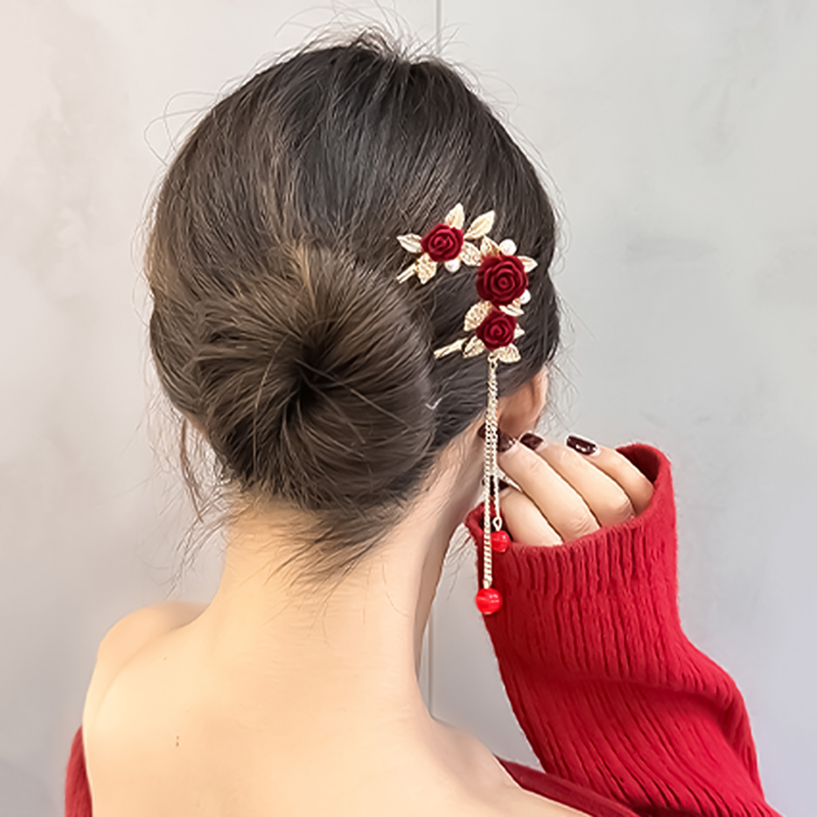 Chinese Style Rose Flower Hair - Supply Florist incelemesi ve fiyatı