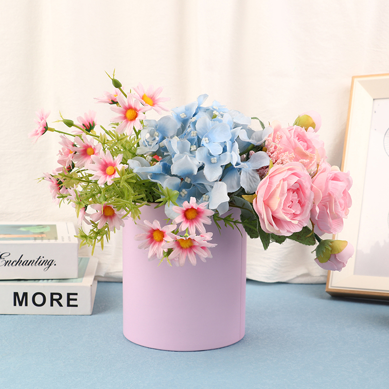 14x15cm Round Flower Paper Box - Florist Supply Buckets incelemesi ve fiyatı