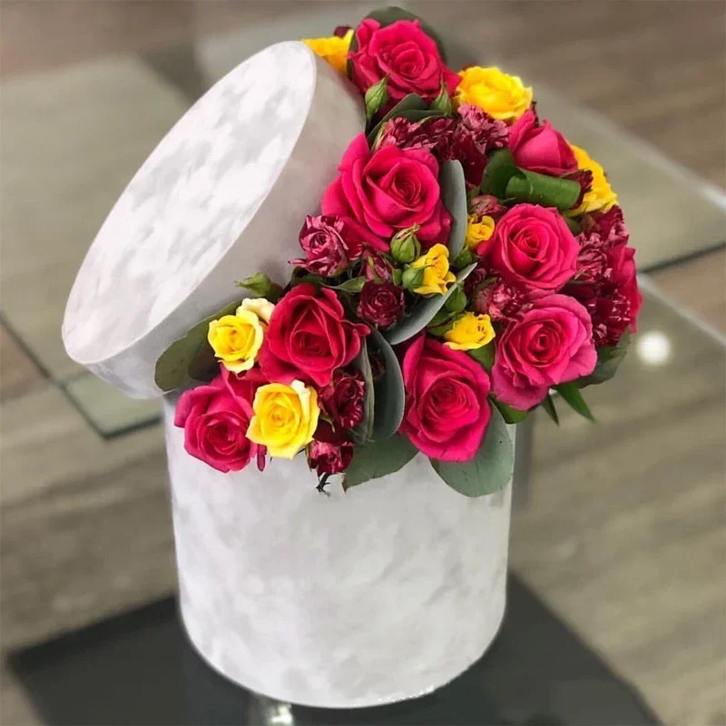 3Pcs/Set Round Shape Velvet Gi - Florist Supply Buckets incelemesi ve fiyatı