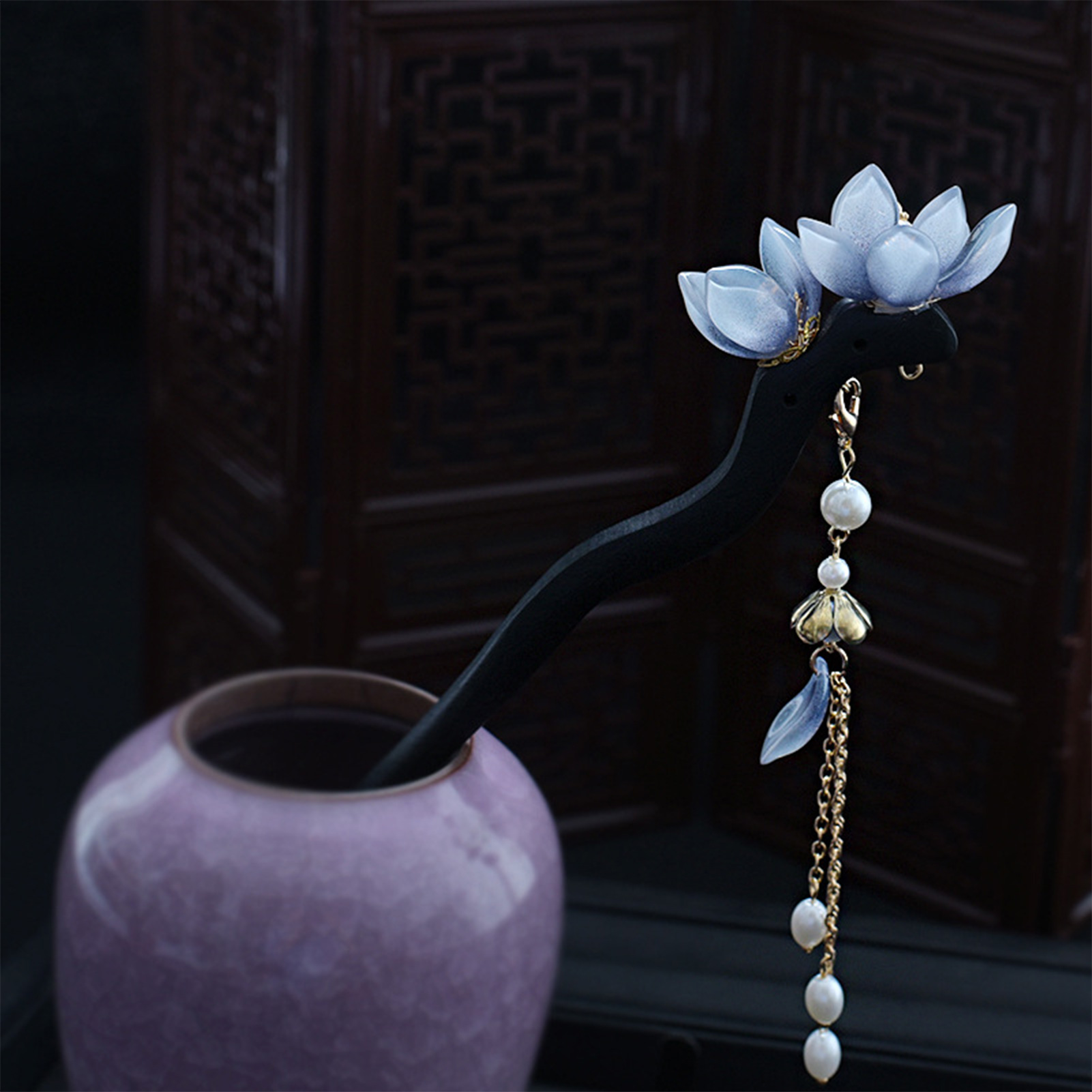 Blue Flower Hair Stick Vintage - Supply Florist incelemesi ve fiyatı