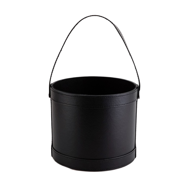 Portable Leather Round Gift Bo - Florist Supply Buckets incelemesi ve fiyatı