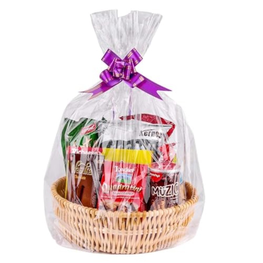 Clear Basket Bags 20Pack Large - Cellophane Wrap Clear incelemesi ve fiyatı