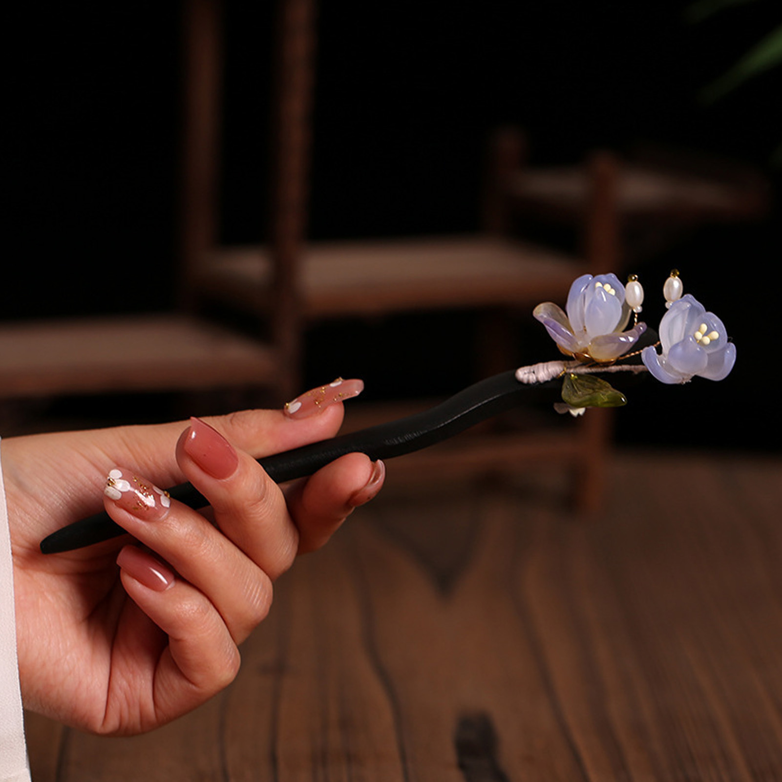 Vintage Wooden Flower Hairpin  - Supply Florist incelemesi ve fiyatı