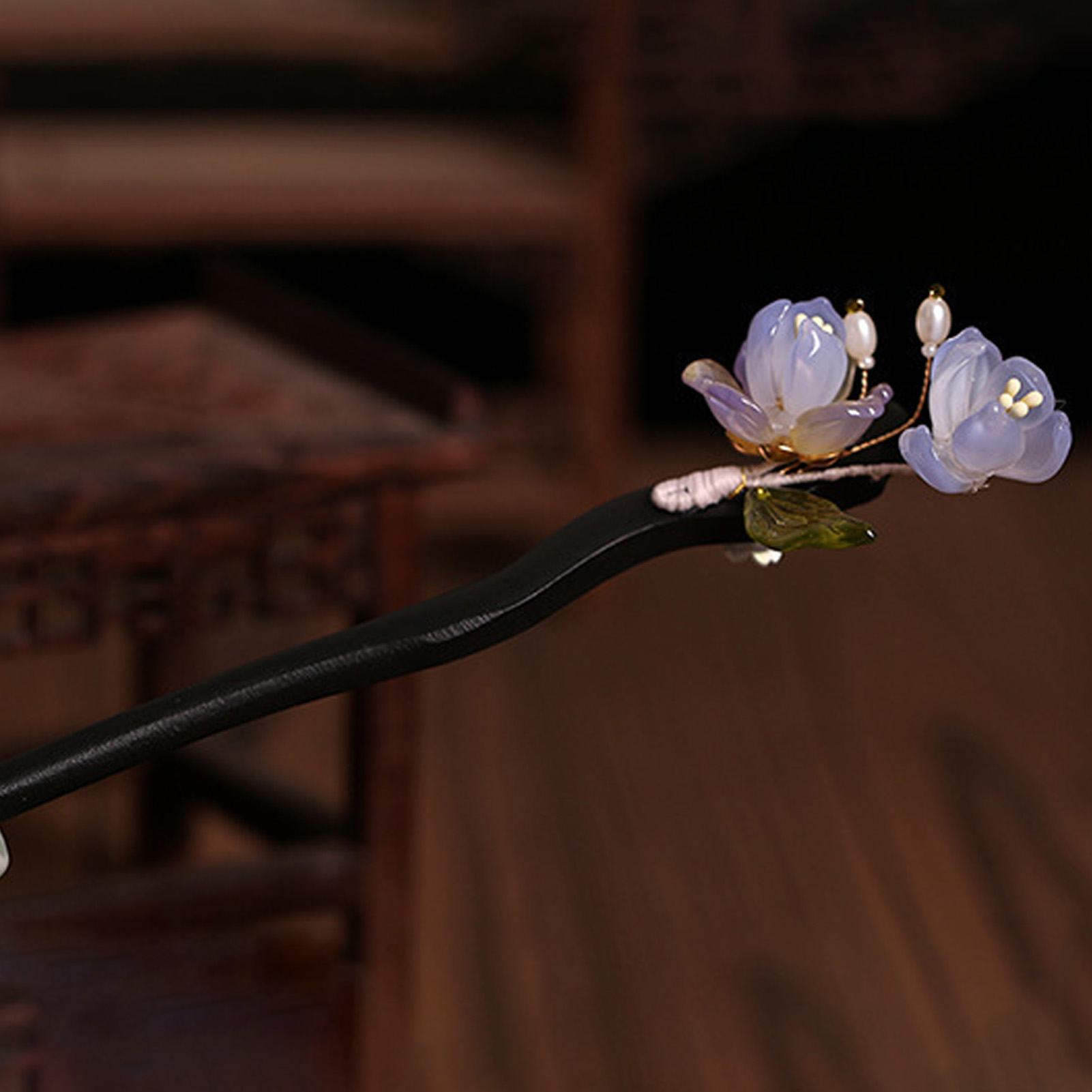 Vintage Wooden Flower Hairpin  - Supply Florist incelemesi ve fiyatı